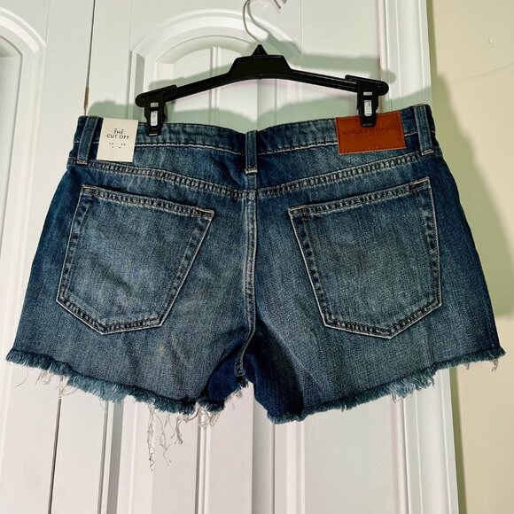 Lucky Brand Button Front Cut-Off Med/Dark Wash Shorts (30) New With Tag - Picture 7 of 11